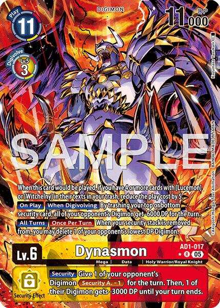 Dynasmon [AD1-017] (Alternate Art) [Advanced Booster Digimon Generation] | Black Swamp Games