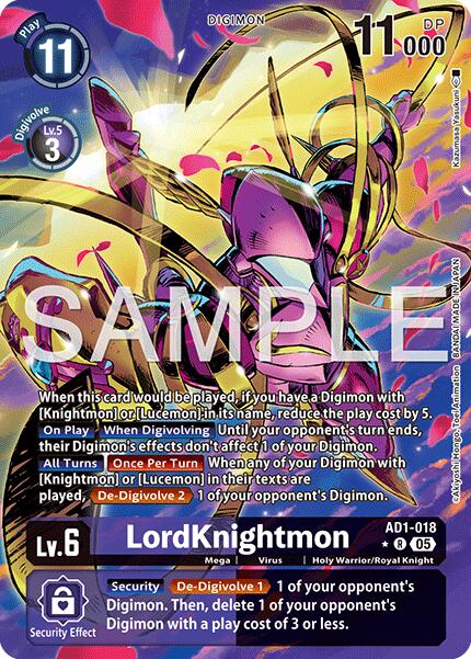 LordKnightmon [AD1-018] (Alternate Art) [Advanced Booster Digimon Generation] | Black Swamp Games
