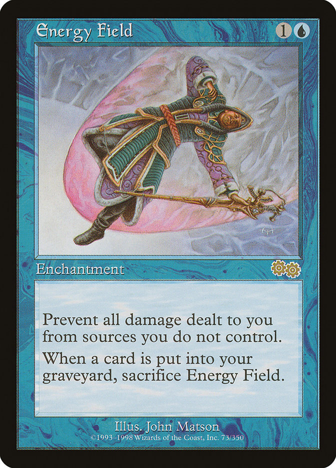 Energy Field [Urza's Saga] | Black Swamp Games