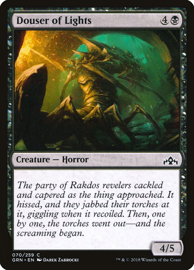 Douser of Lights [Guilds of Ravnica] | Black Swamp Games