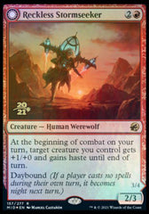 Reckless Stormseeker // Storm-Charged Slasher [Innistrad: Midnight Hunt Prerelease Promos] | Black Swamp Games