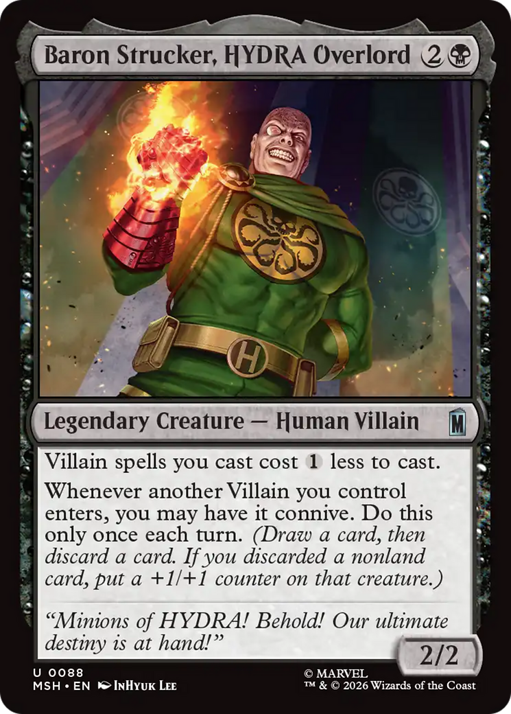 Baron Strucker, HYDRA Overlord [Marvel Super Heroes] | Black Swamp Games