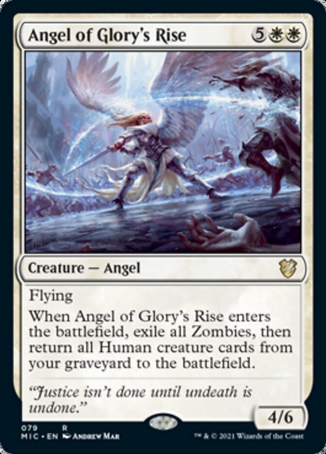 Angel of Glory's Rise [Innistrad: Midnight Hunt Commander] | Black Swamp Games