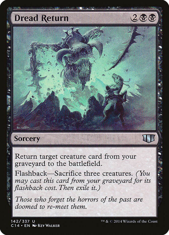 Dread Return [Commander 2014] | Black Swamp Games