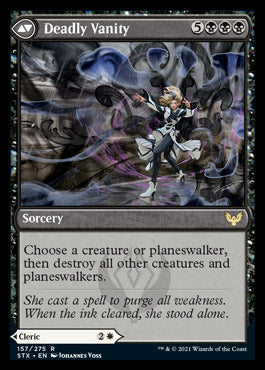 Selfless Glyphweaver // Deadly Vanity [Strixhaven: School of Mages] | Black Swamp Games