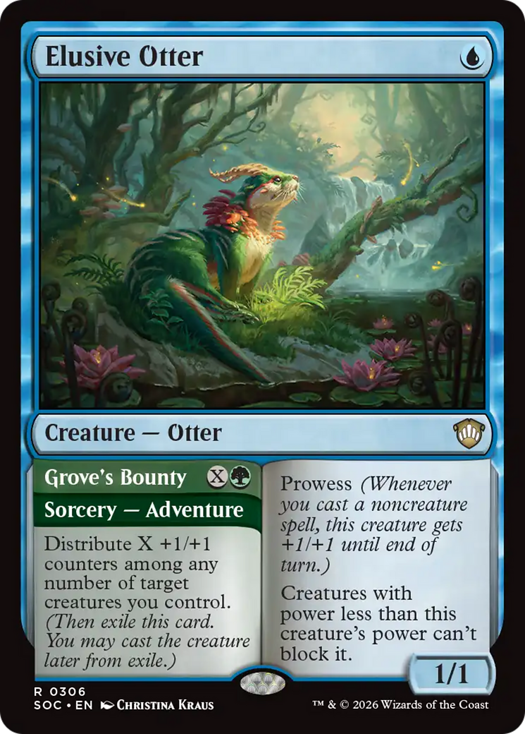 Elusive Otter [Secrets of Strixhaven Commander] | Black Swamp Games