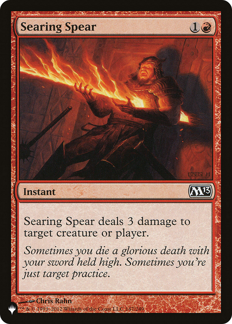 Searing Spear [The List] | Black Swamp Games
