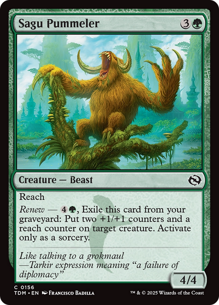 Sagu Pummeler [Tarkir: Dragonstorm] | Black Swamp Games