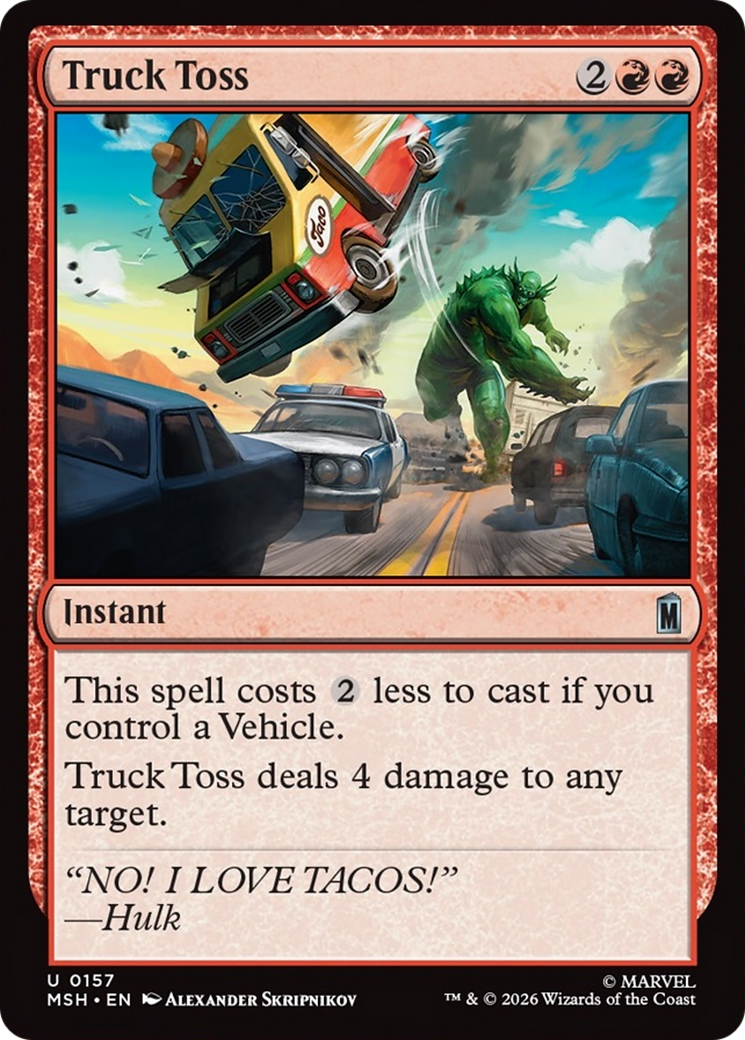 Truck Toss [Marvel Super Heroes] | Black Swamp Games