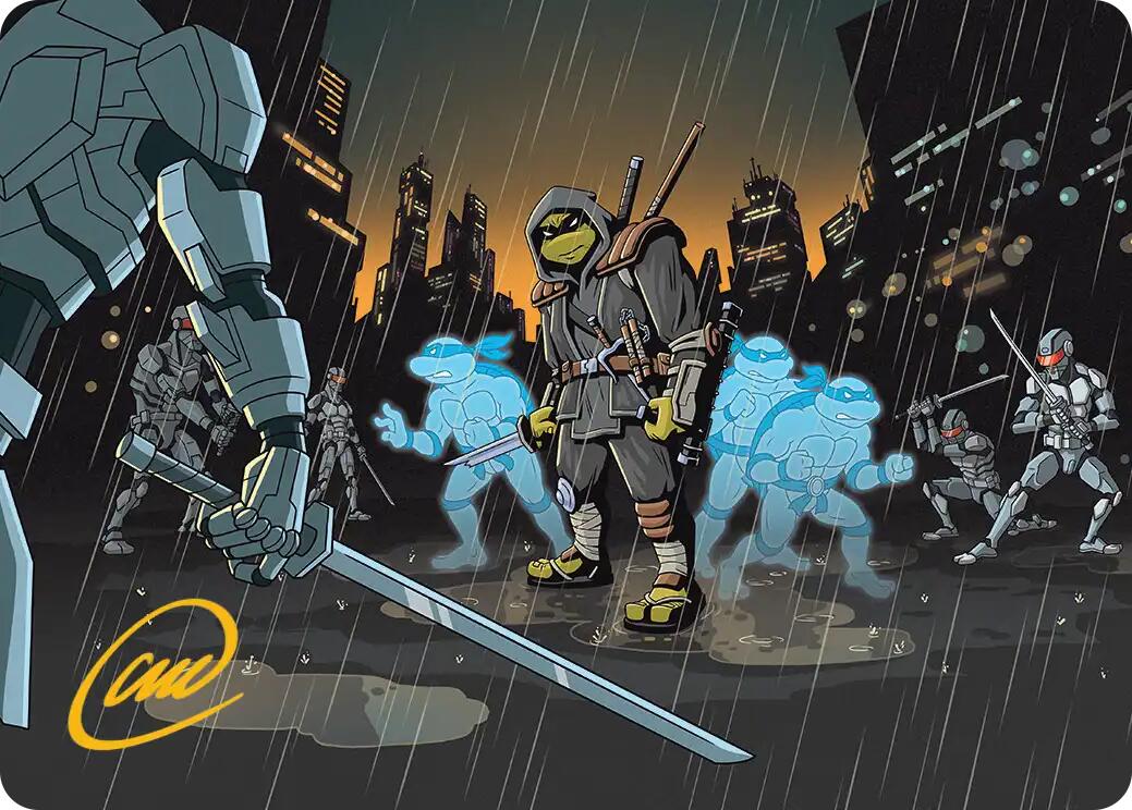 The Last Ronin's Technique Art Card (Gold-Stamped Signature) [Teenage Mutant Ninja Turtles Art Series] | Black Swamp Games
