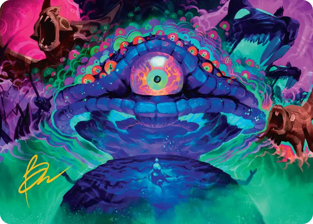Humongous Fungus Art Card (Gold-Stamped Signature) [Teenage Mutant Ninja Turtles Art Series] | Black Swamp Games