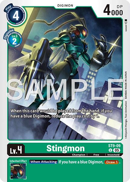 Stingmon [ST9-09] (Foil Reprint) [Advanced Booster Digimon Generation] | Black Swamp Games