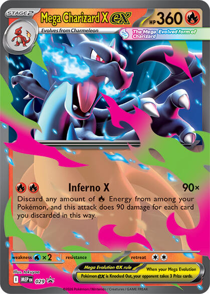 Mega Charizard X ex (029) [Mega Evolution Promo] | Black Swamp Games
