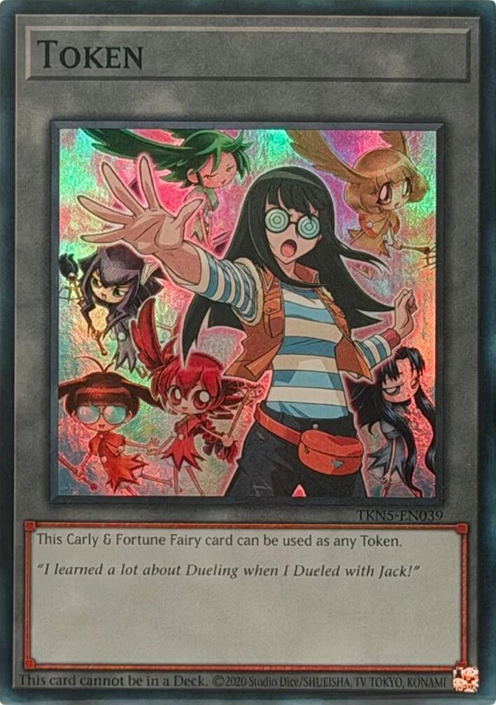 Token: Carly & Fortune Fairy [TKN5-EN039] Super Rare | Black Swamp Games