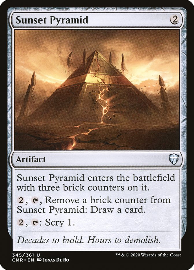 Sunset Pyramid [Commander Legends] | Black Swamp Games