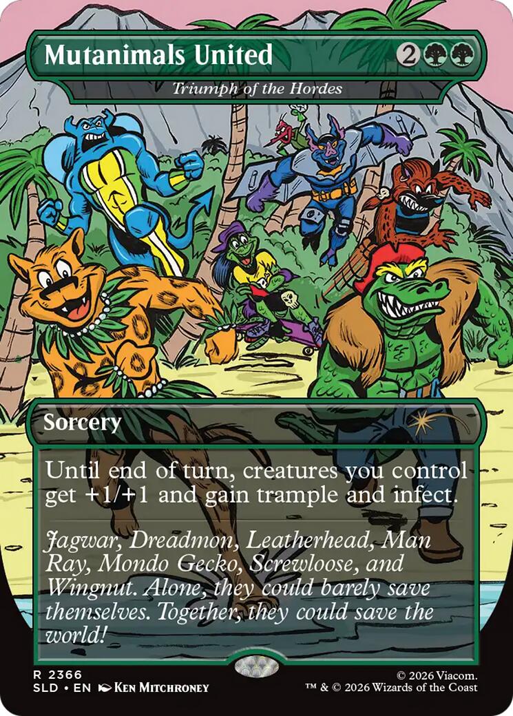 Mutanimals United - Triumph of the Hordes [Secret Lair Drop Series] | Black Swamp Games