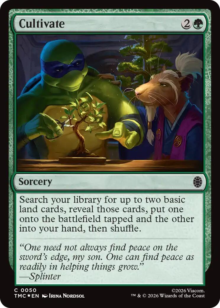 Cultivate (Surge Foil) [Teenage Mutant Ninja Turtles Commander] | Black Swamp Games