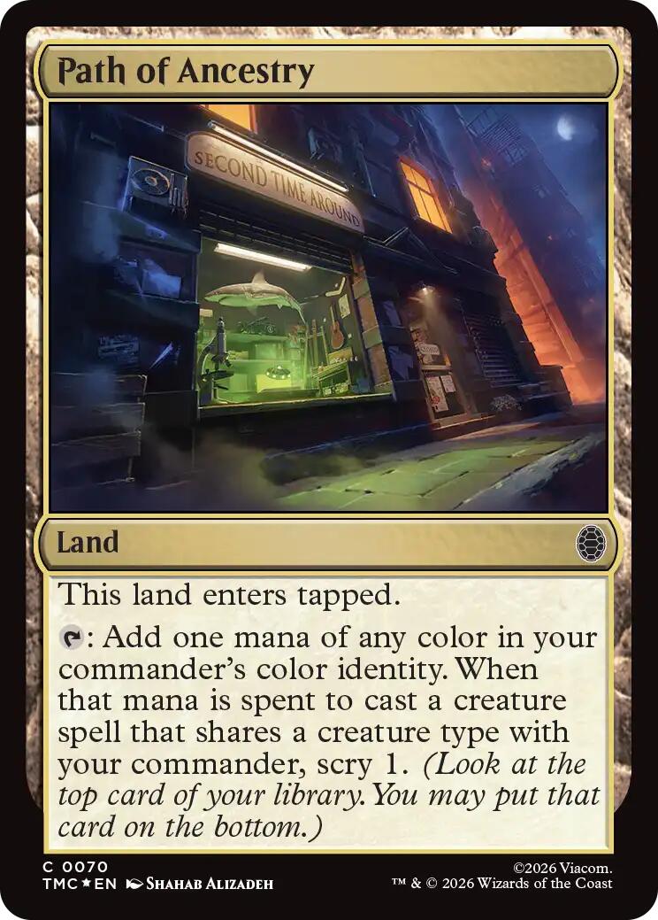 Path of Ancestry (Surge Foil) [Teenage Mutant Ninja Turtles Commander] | Black Swamp Games