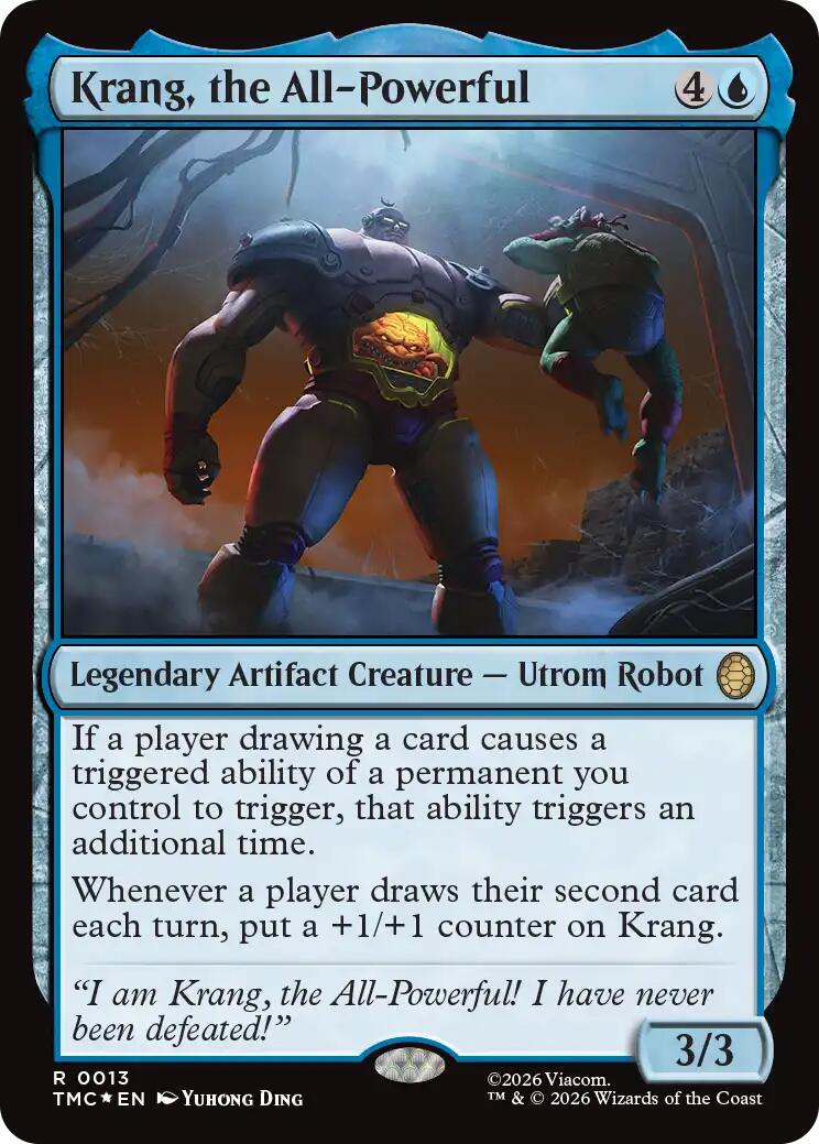 Krang, the All-Powerful (Surge Foil) [Teenage Mutant Ninja Turtles Commander] | Black Swamp Games