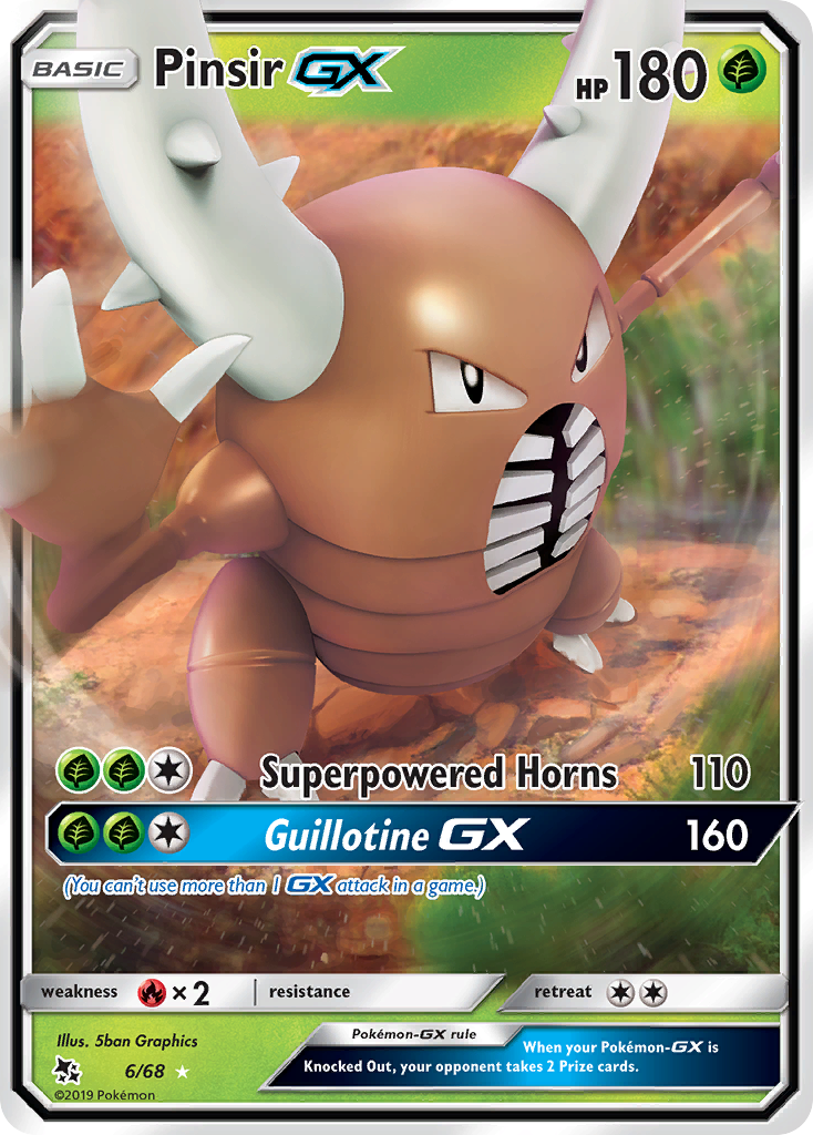 Pinsir GX (6/68) [Sun & Moon: Hidden Fates] | Black Swamp Games