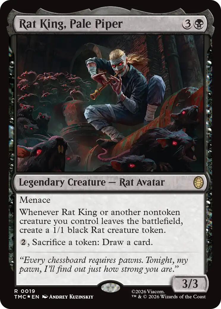 Rat King, Pale Piper (Surge Foil) [Teenage Mutant Ninja Turtles Commander] | Black Swamp Games