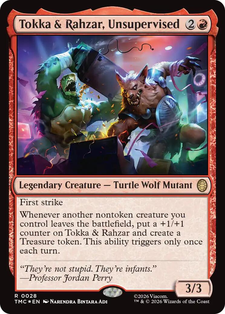 Tokka & Rahzar, Unsupervised (Surge Foil) [Teenage Mutant Ninja Turtles Commander] | Black Swamp Games