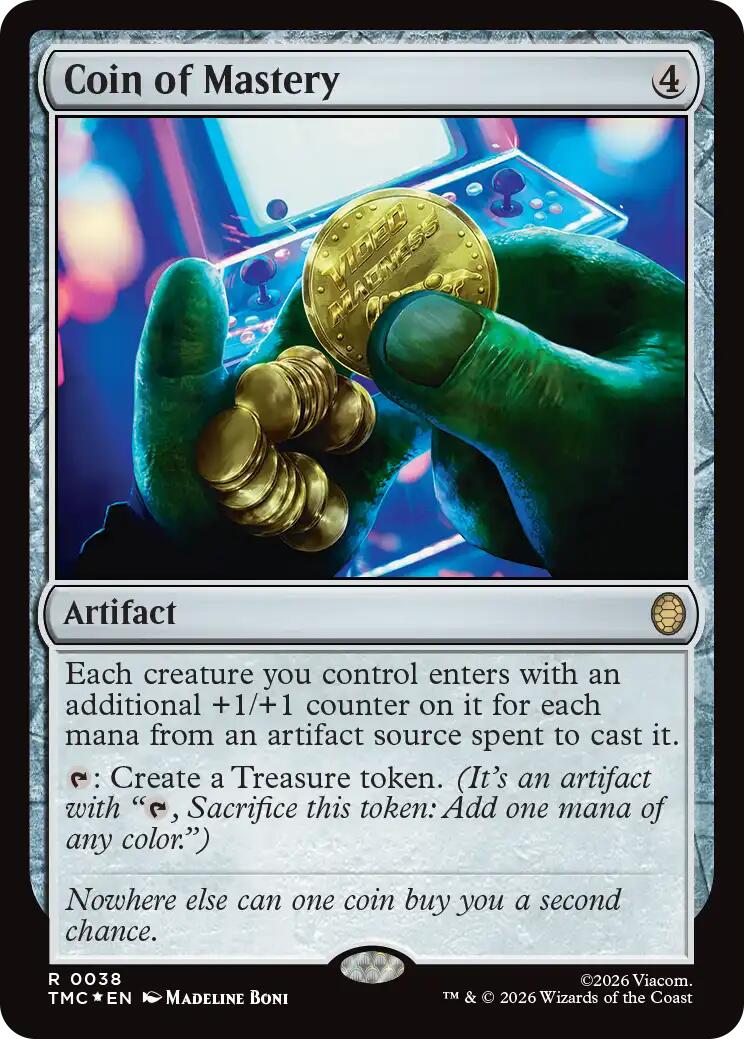 Coin of Mastery (Surge Foil) [Teenage Mutant Ninja Turtles Commander] | Black Swamp Games