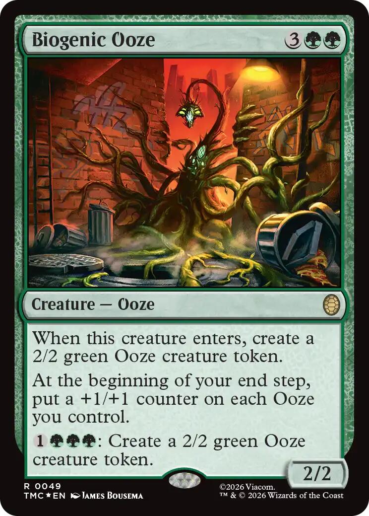 Biogenic Ooze (Surge Foil) [Teenage Mutant Ninja Turtles Commander] | Black Swamp Games