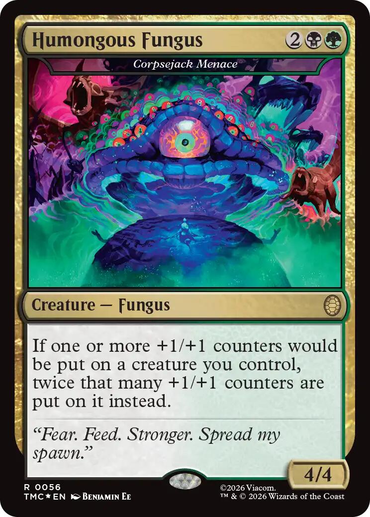 Humongous Fungus - Corpsejack Menace (Surge Foil) [Teenage Mutant Ninja Turtles Commander] | Black Swamp Games