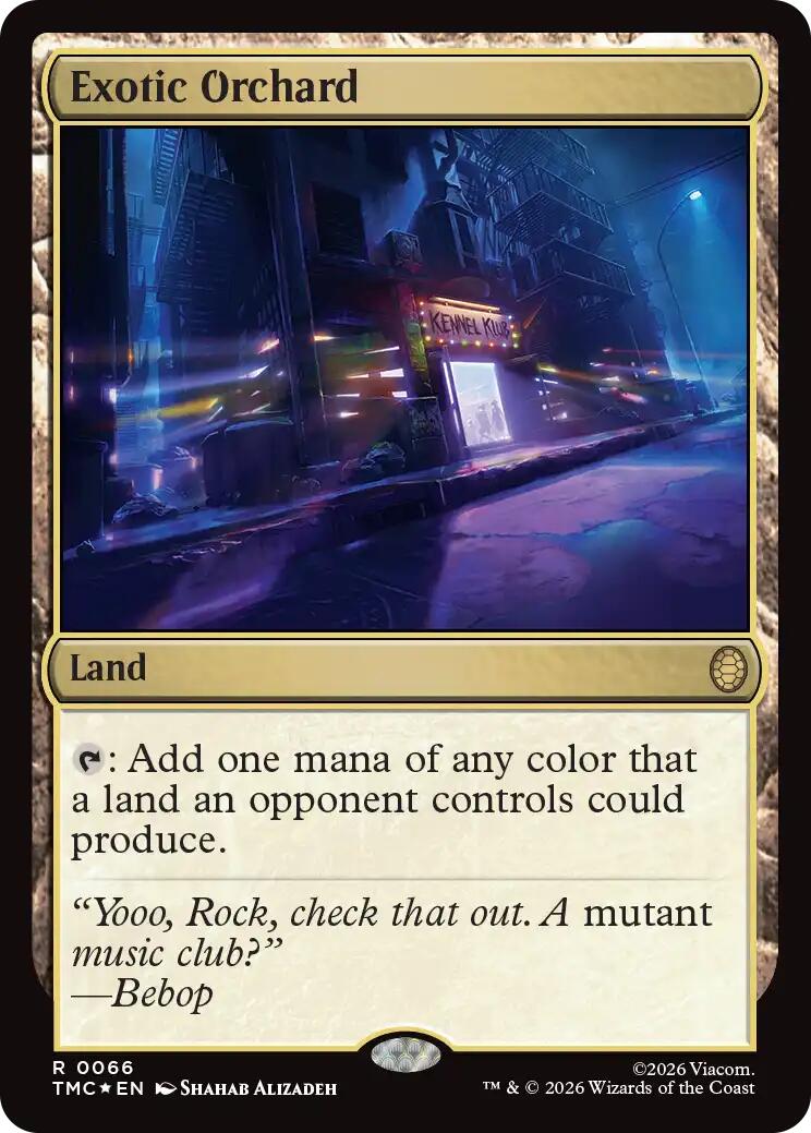 Exotic Orchard (Surge Foil) [Teenage Mutant Ninja Turtles Commander] | Black Swamp Games