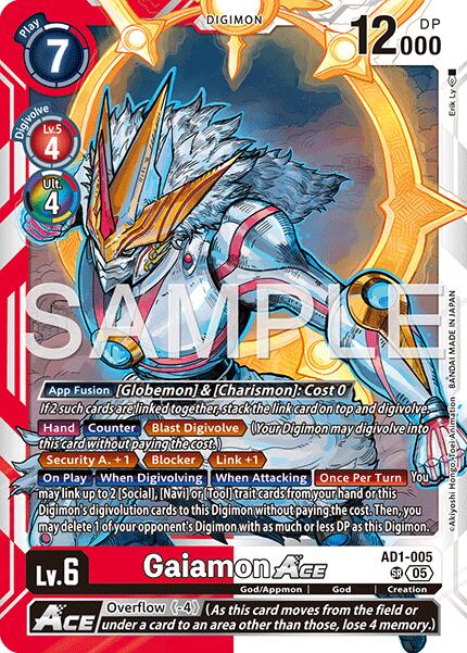 Gaiamon ACE [AD1-005] [Advanced Booster Digimon Generation] | Black Swamp Games