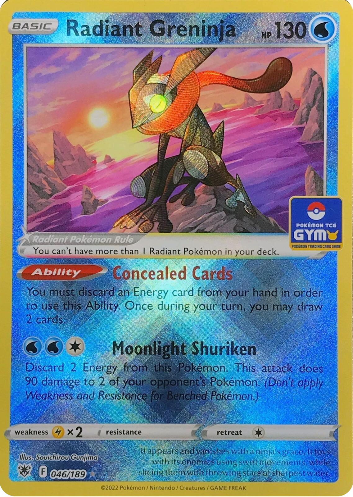 Radiant Greninja (046/189) [League & Championship Cards] | Black Swamp Games
