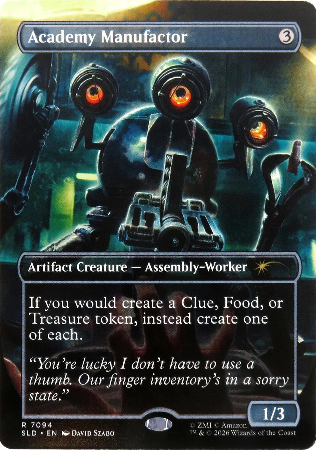 Academy Manufactor (7094) [Secret Lair Drop Series] | Black Swamp Games
