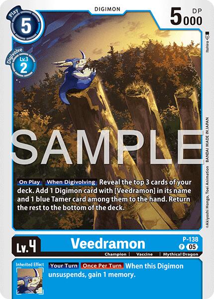 Veedramon [P-138] (Reprint) [Advanced Booster Digimon Generation] | Black Swamp Games