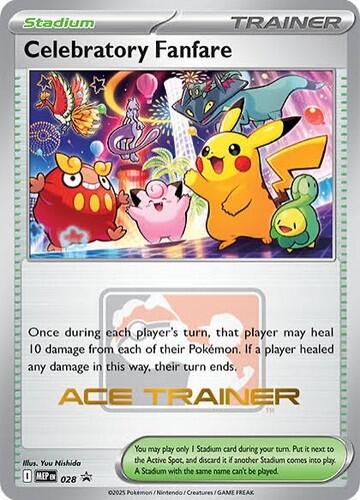 Celebratory Fanfare (028) (Ace Trainer) [Mega Evolution Promo] | Black Swamp Games