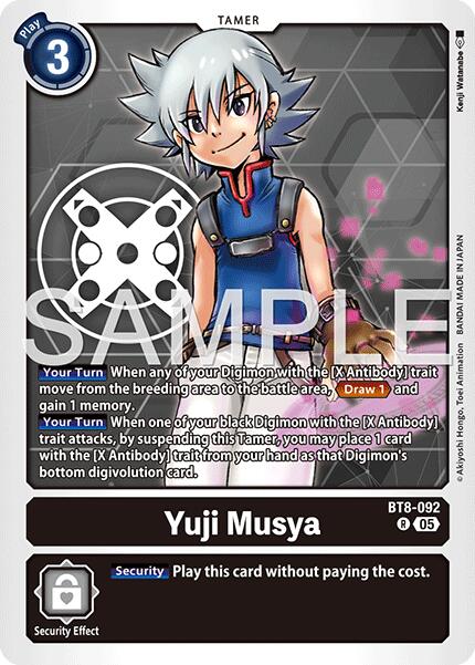 Yuji Musya [BT8-092] (Reprint) [Advanced Booster Digimon Generation] | Black Swamp Games