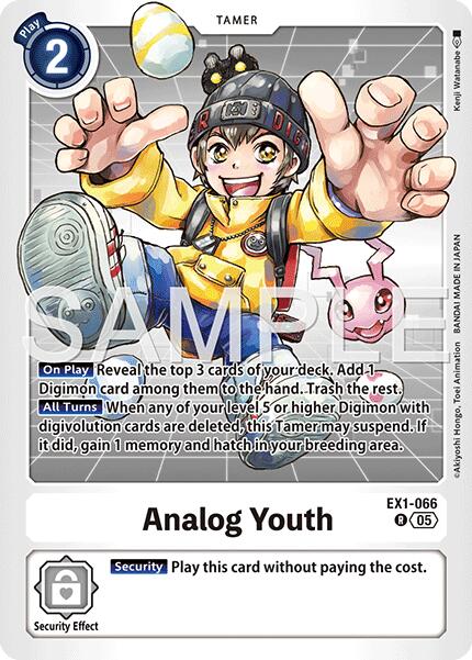 Analog Youth [EX1-066] (Reprint) [Advanced Booster Digimon Generation] | Black Swamp Games