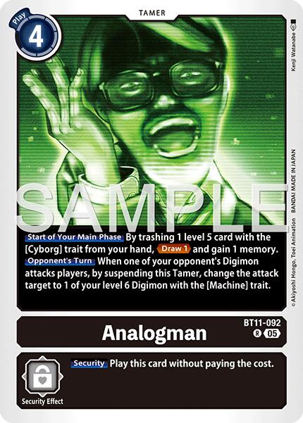 Analogman [BT11-092] (Reprint) [Advanced Booster Digimon Generation] | Black Swamp Games