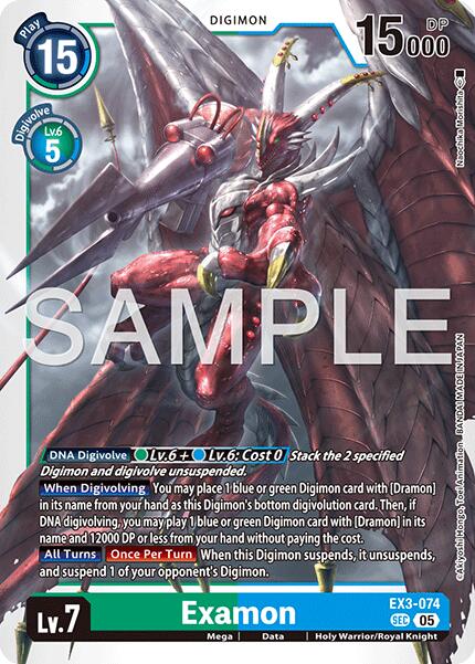 Examon [EX3-074] (Reprint) [Advanced Booster Digimon Generation] | Black Swamp Games