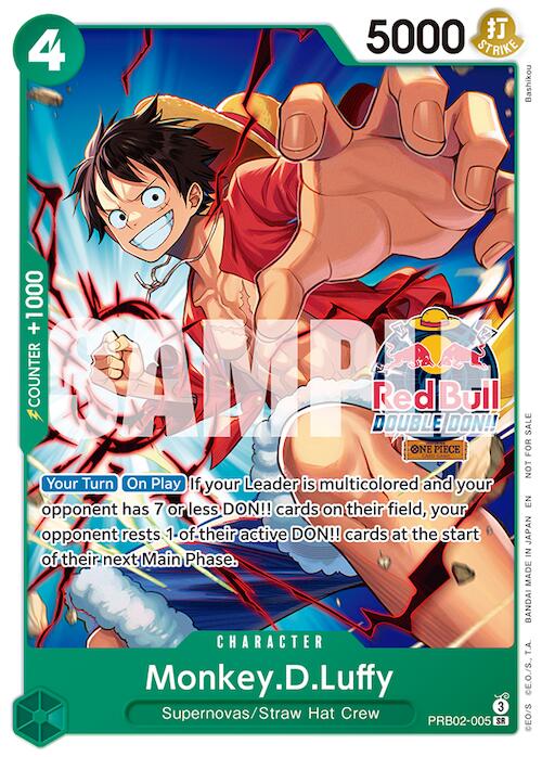 Monkey.D.Luffy (Red Bull Double Don!!) [One Piece Promotion Cards] | Black Swamp Games