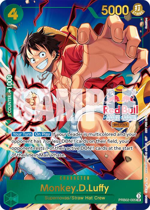 Monkey.D.Luffy (Red Bull Double Don!!) (Winner) [One Piece Promotion Cards] | Black Swamp Games