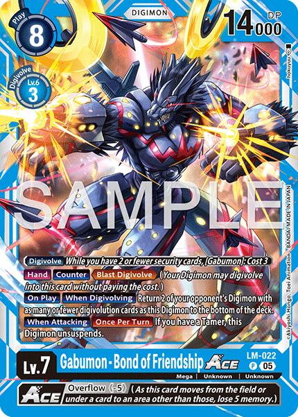 Gabumon [LM-022] - Bond of Friendship ACE (Reprint) [Advanced Booster Digimon Generation] | Black Swamp Games