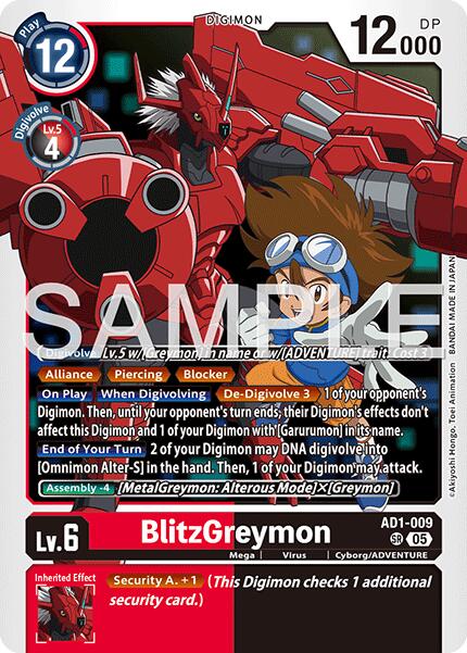 BlitzGreymon [AD1-009] [Advanced Booster Digimon Generation] | Black Swamp Games