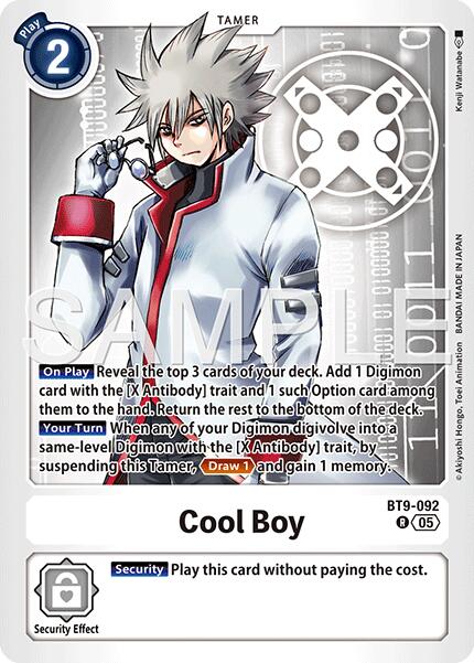 Cool Boy [BT9-092] (Reprint) [Advanced Booster Digimon Generation] | Black Swamp Games