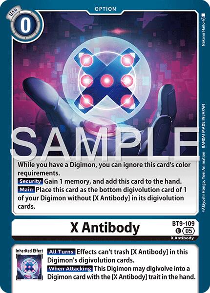 X Antibody [BT9-109] (Reprint) [Advanced Booster Digimon Generation] | Black Swamp Games
