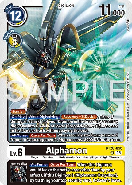 Alphamon [BT20-056] (Reprint) [Advanced Booster Digimon Generation] | Black Swamp Games