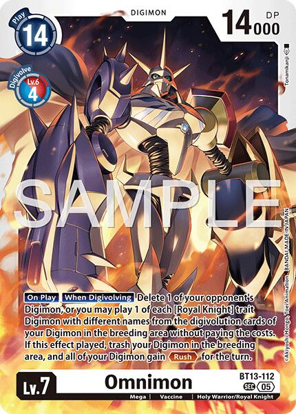 Omnimon [BT13-112] (Reprint) [Advanced Booster Digimon Generation] | Black Swamp Games