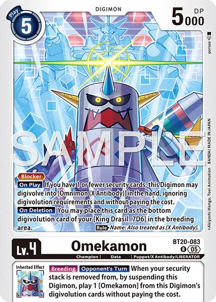 Omekamon [BT20-083] (Reprint) [Advanced Booster Digimon Generation] | Black Swamp Games