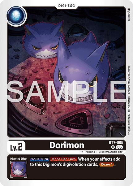 Dorimon [BT7-005] (Reprint) [Advanced Booster Digimon Generation] | Black Swamp Games
