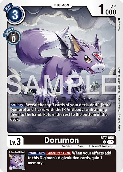 Dorumon [BT7-056] (Reprint) [Advanced Booster Digimon Generation] | Black Swamp Games